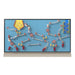 10x5 LiteZilla Kidnetics Course Constructor Magnetic Wall in Light Blue