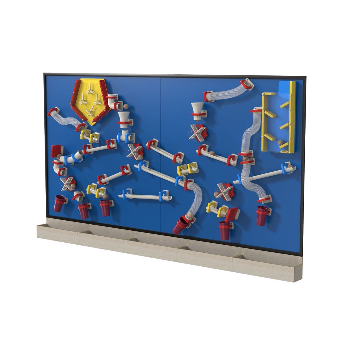 10x5 LiteZilla MagWiz Kidnetics Course Constructor Magnetic Wall in Blue