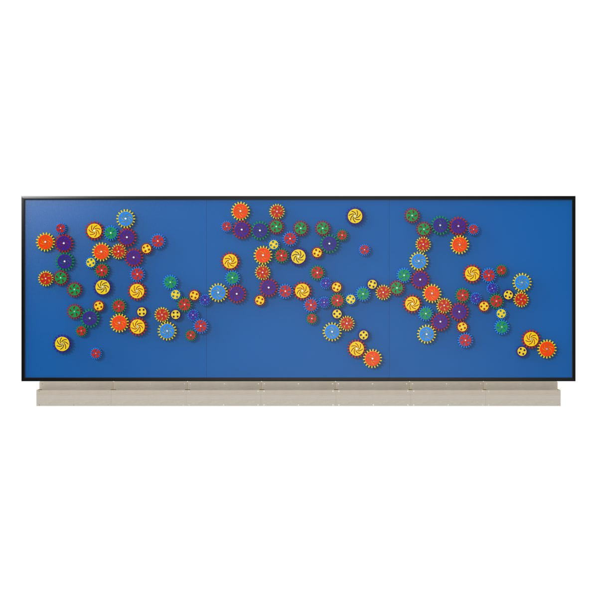 15x5 LiteZilla MagWiz Sensory Gears Magnetic Wall in Blue
