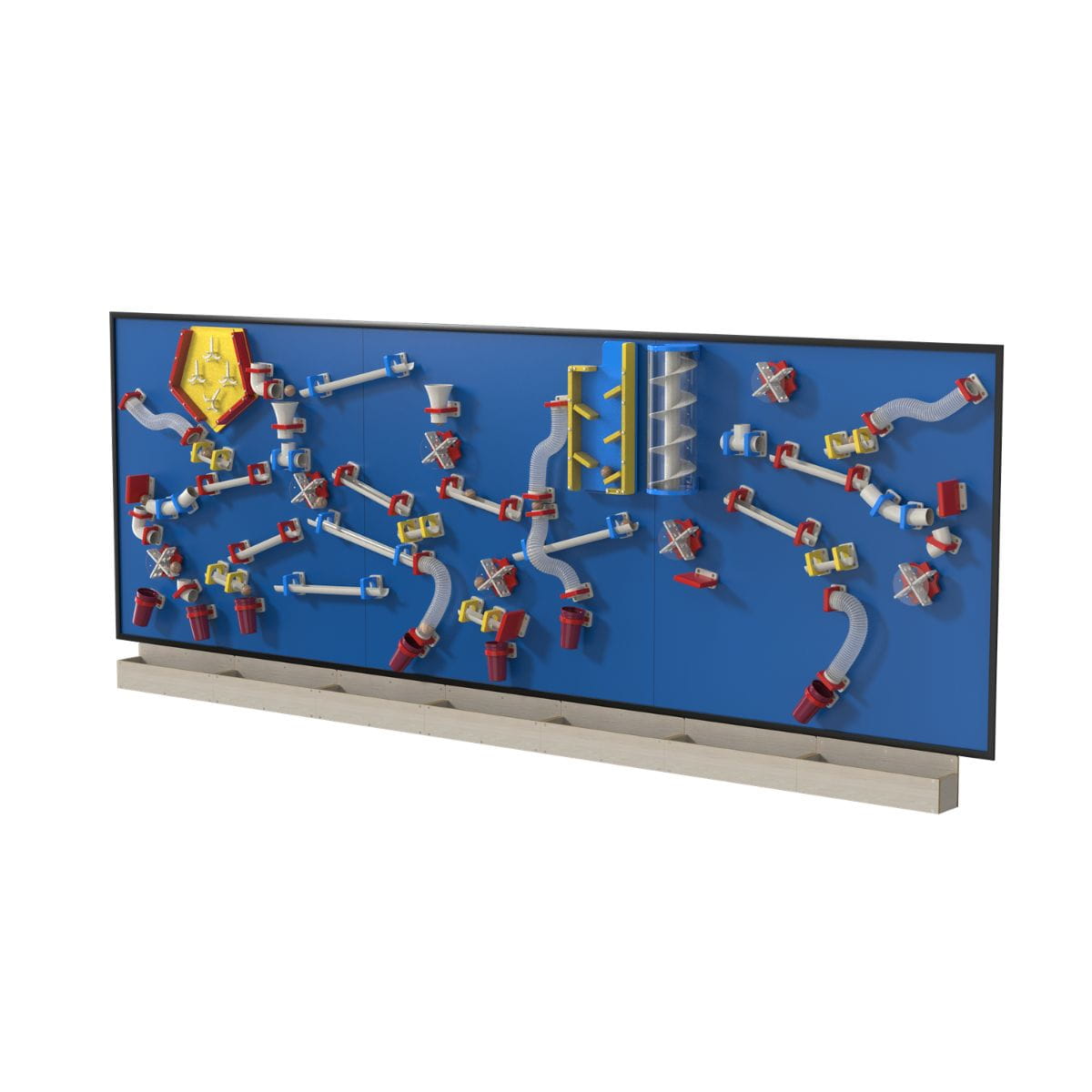15x5 LiteZilla MagWiz Kidnetics Course Constructor Magnetic Wall in Blue