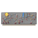 15x5 LiteZilla MagWiz Magnetic Wall Kidnetics Course Constructor in Grey