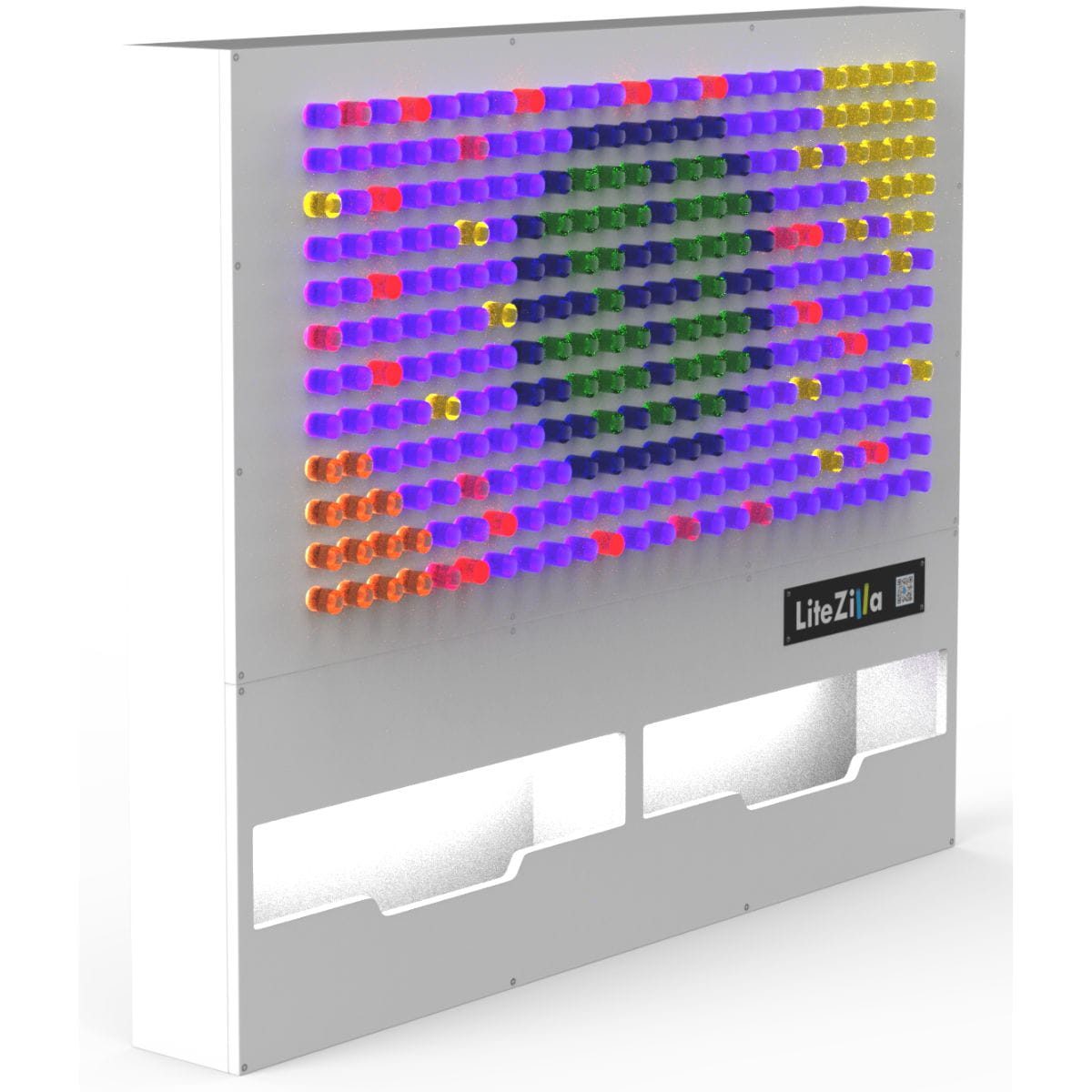 46 inch by 38 inch LiteZilla Light Wall in White