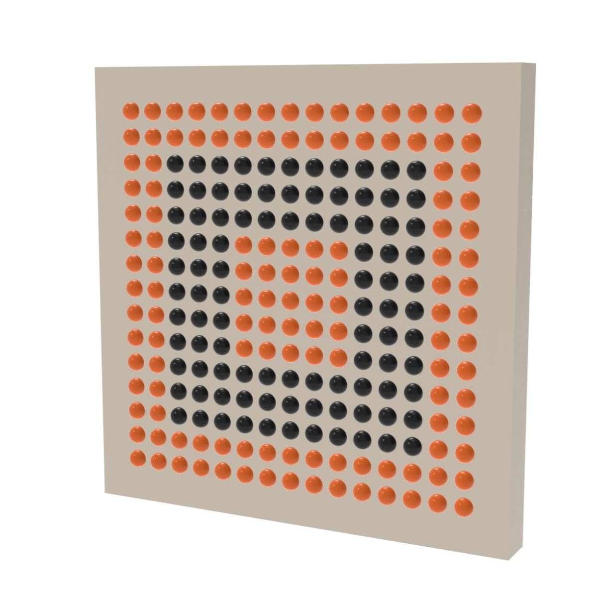 4x4 LiteZilla Spinfinity Wall Mounted with Small Spheres