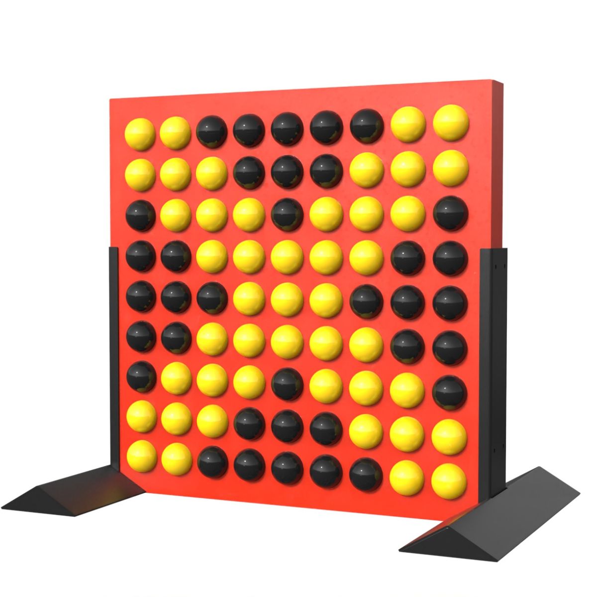 4x4 LiteZilla Spinfinity Wall Freestanding with Medium Spheres