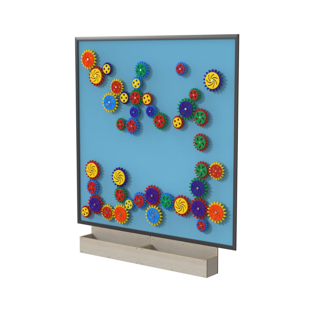 5x5 LiteZilla Sensory Gears Magnetic Wall in Light Blue