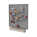 5x5 LiteZilla MagWiz Magnetic Wall Kidnetics Course Constructor in Grey