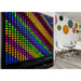 6x5 LiteZilla Lite Brite Giant Wall in room next to chairs