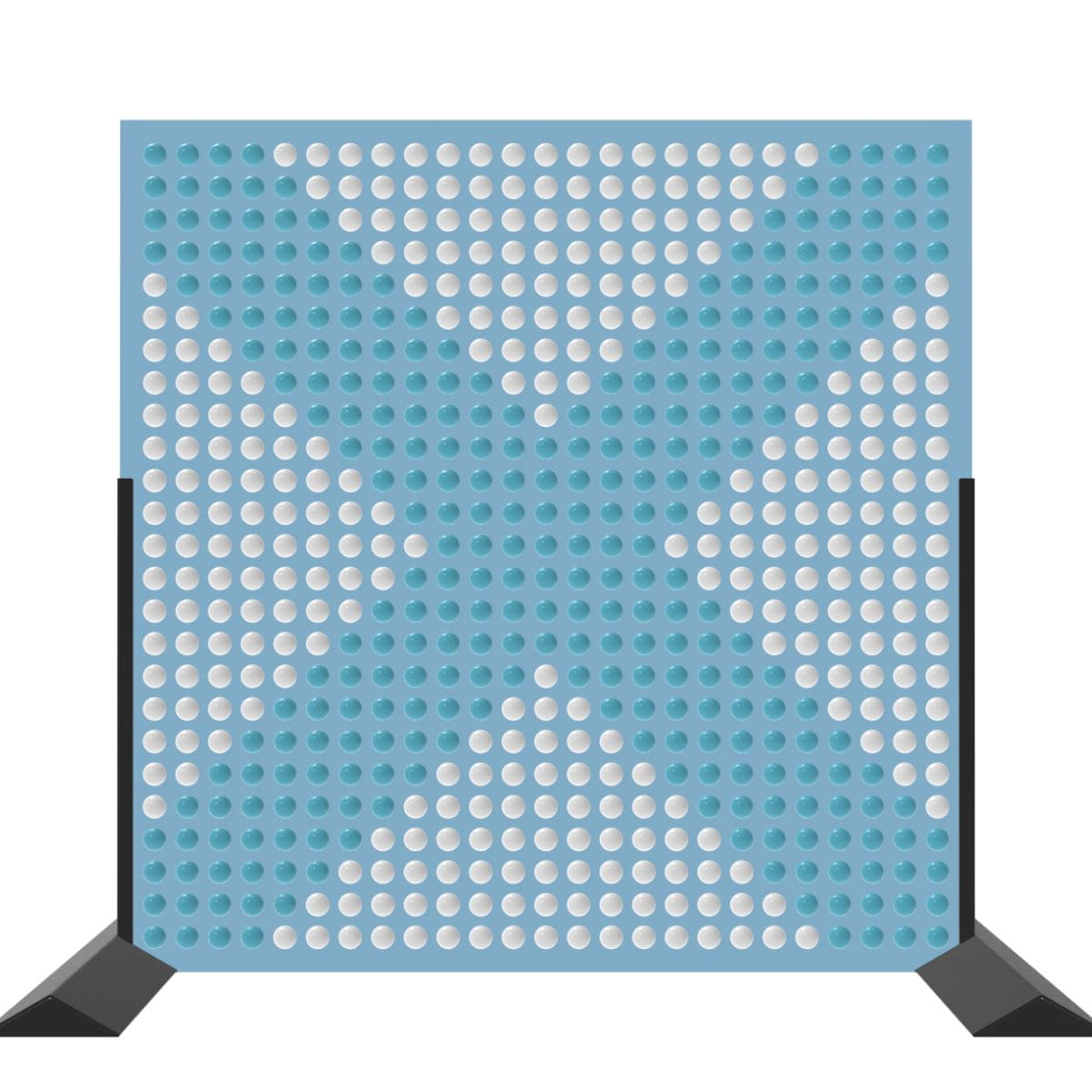 6x6 LiteZilla Spinfinity Wall Freestanding with Small Spheres
