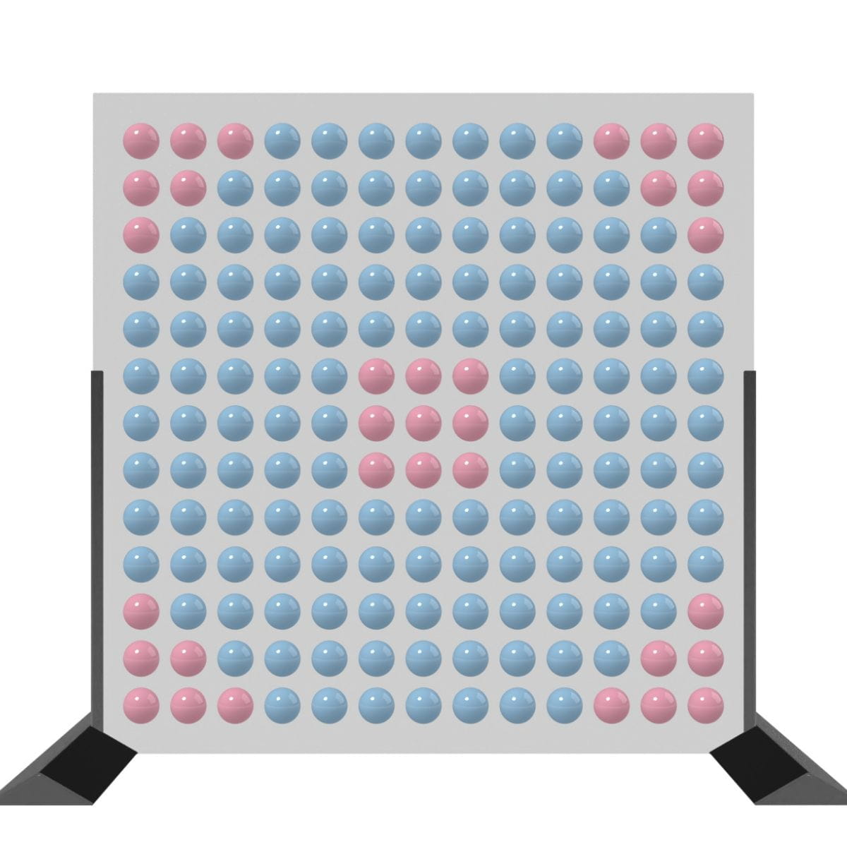 6x6 LiteZilla Spinfinity Wall Freestanding with Medium Spheres