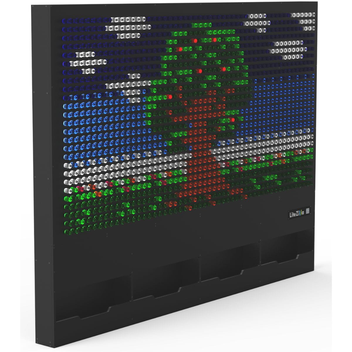 8x6 LiteZilla Light Wall in Black with Tree design