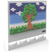 8x6 LiteZilla Light Wall in White with Nature design