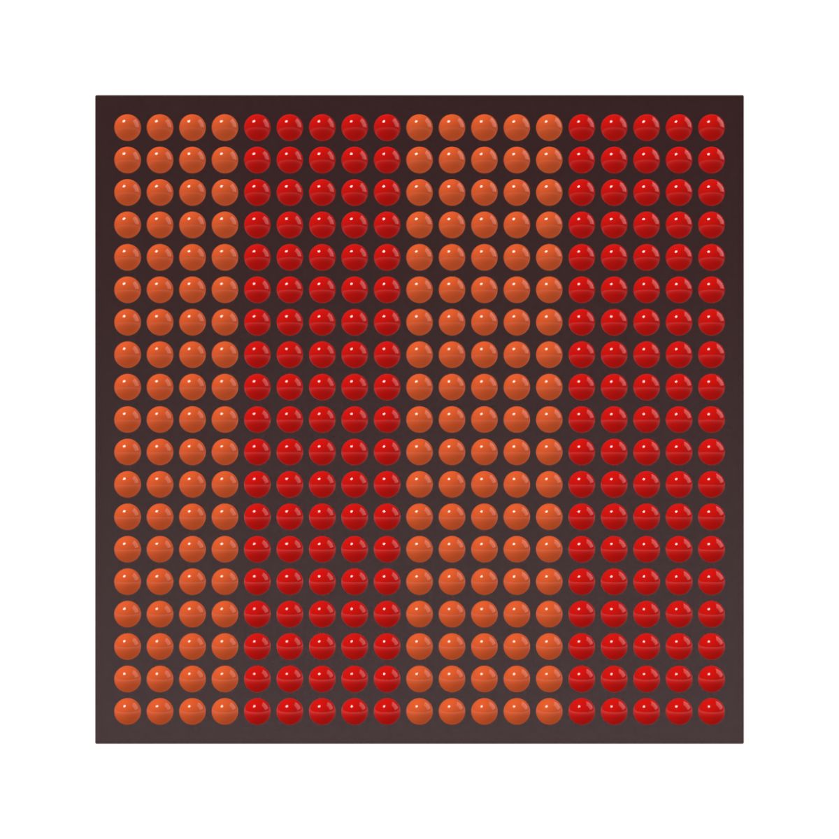 8x8 LiteZilla Spinfinity Wall Mounted with Medium Spheres
