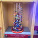 Air Powered LiteZilla PomPom Cyclone Interactive Tube with colored pompoms flying inside tube