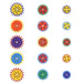 All the shapes and sizes of Sensory Gears for the LiteZilla MagWiz Magnetic Wall
