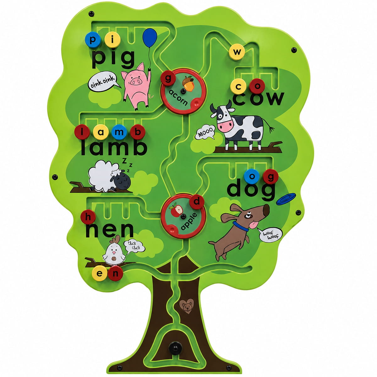 Alphabet Tree Sensory Wall Panel