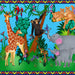 Animal Families Kids Themed Wall Mural