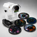 Aurora Projector Bundle with five Effects Wheels next to it