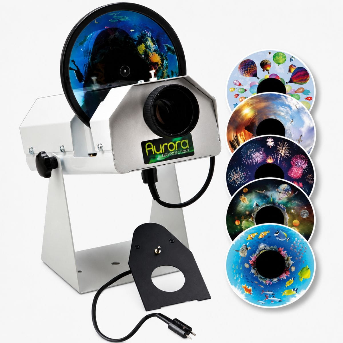 Aurora Projector Bundle with six Effects Wheels