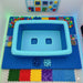 Birdseye view of Heavy Duty Inflatable Sensory Ball Pit empty