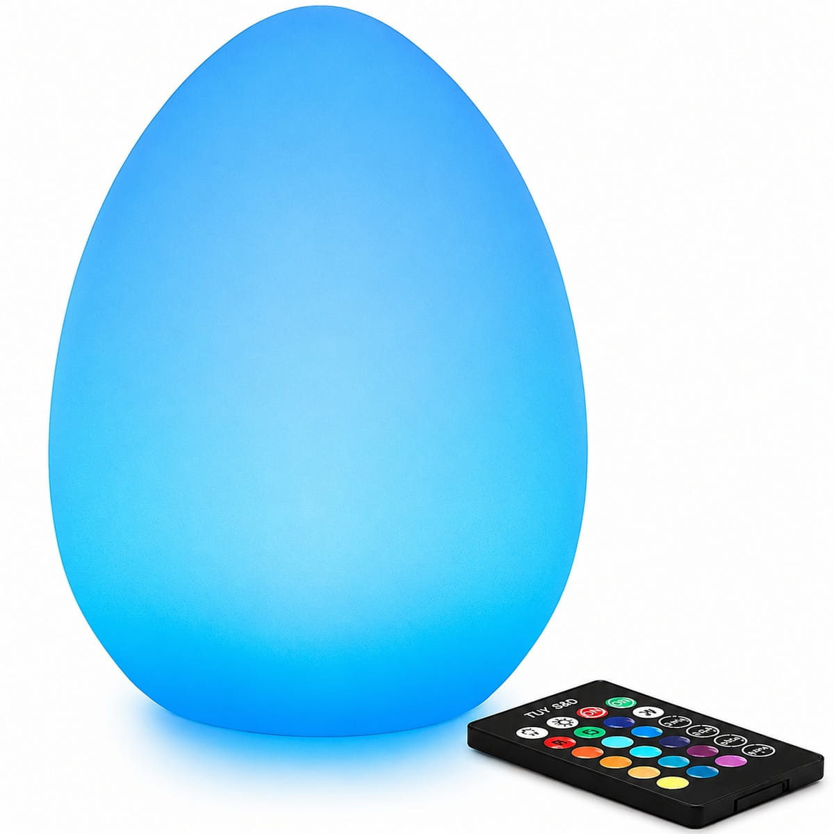 Blue LED Mood Light Egg with controller