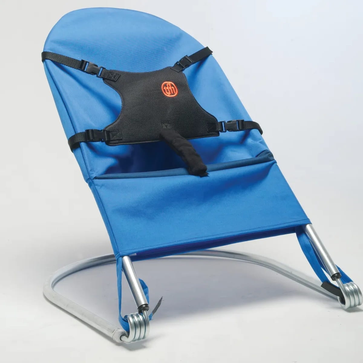 Blue Sensory Bouncy Chair with Harness