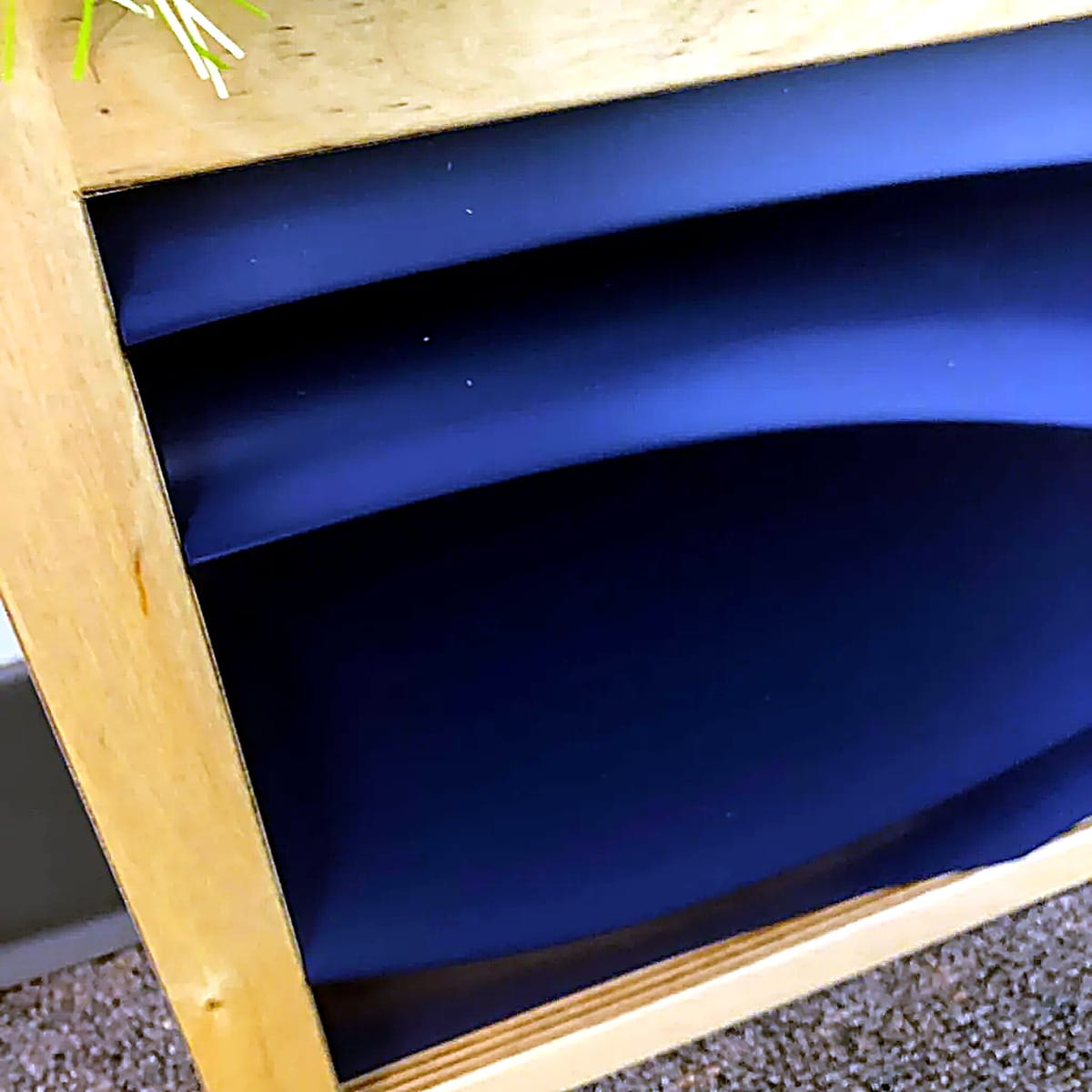 Blue surface on the TFH Tactile Wall Panels