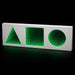 Calming Three Shape LED Infinity Tunnel in green color