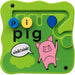 Closeup of the pig on the Alphabet Tree Sensory Wall Panel