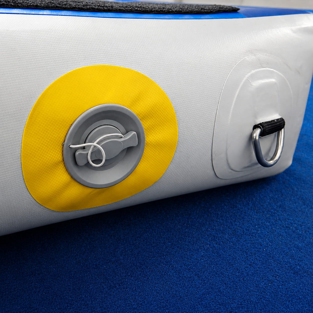 Closeup of the valve and D ring on the Power Launch