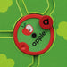 Closeup on the apple on the Alphabet Tree Sensory Wall Panel