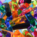 Colorful Pegs for the TFH Rod Wall Sensory Light Wall Panel