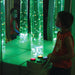 Corner Sensory Room Package Interactive Bubble Tube with Kid controlling it