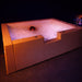 Experia USA Interactive LED Sensory Ball Pool Pit with kid in it