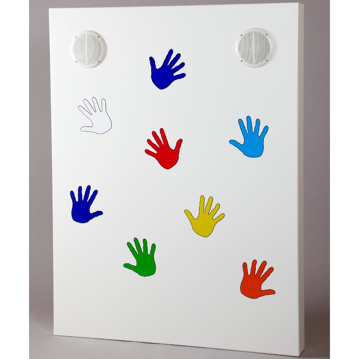 Experia USA Sensory Sound Wall Panel with speakers and handprints to make sounds