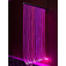Fiber Optic Sensory Light Wall Cascade in Pink