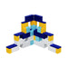 Fort or wall design made from EverBlock Modular Building Blocks Small Starer Kit 50 piece