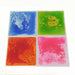 Four Large Square Liquid Sensory Floor Tiles in a larger square shape