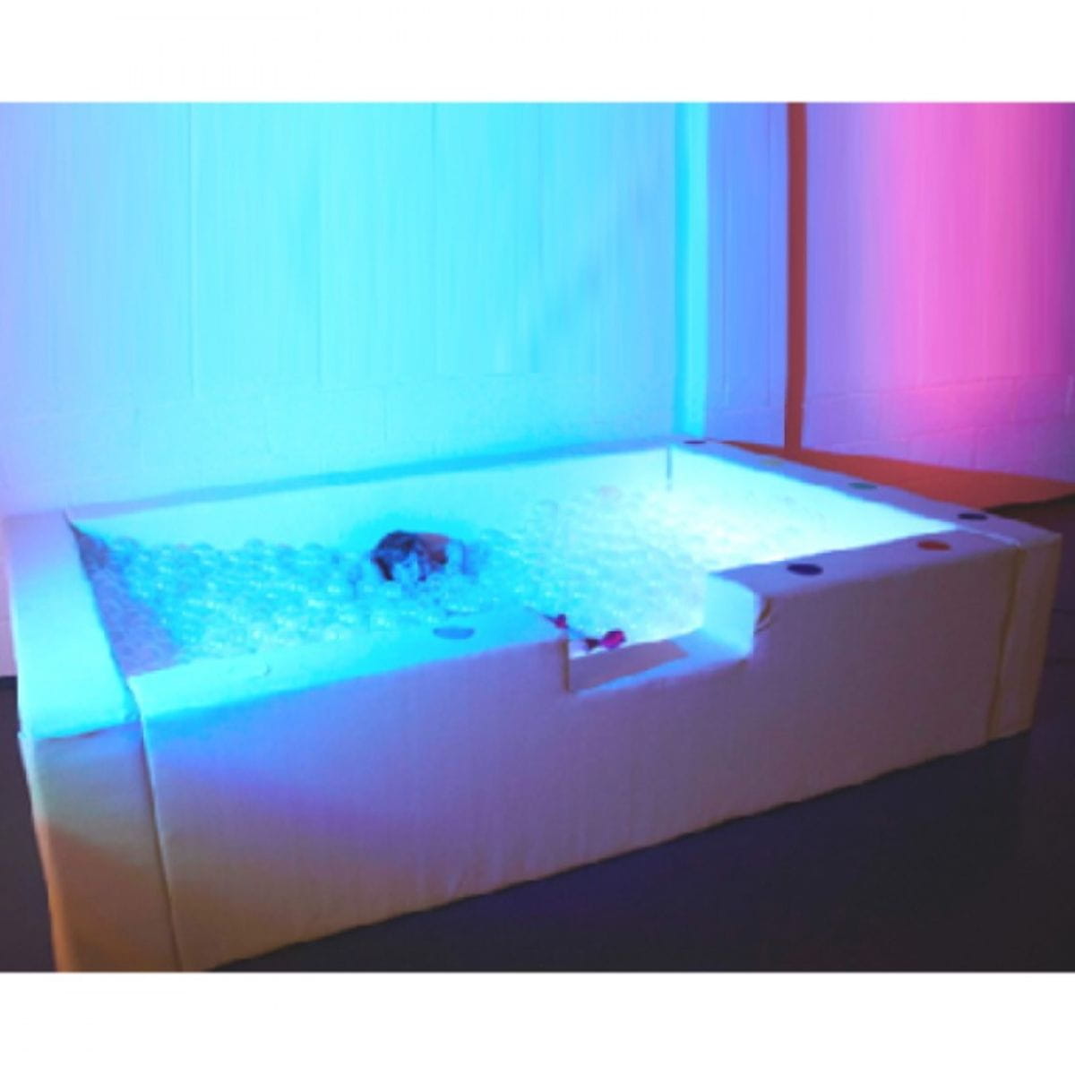 Full size image of kid in Experia LED Sensory Ball Pool