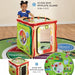 Girl playing on the MyPlate Activity Island