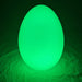 Glowing Green LED Mood Light Shape Egg