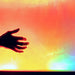 Hand on the Sound and Light LED Sensory Panel