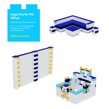 Ideas of what to make from the 500 pc Large Starter Set of EverBlock Modular Building Blocks