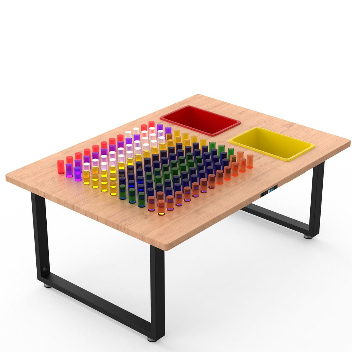 IllumiTable Light Bright Table in Maple Veneer