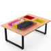 IllumiTable Light Bright Table in Maple Veneer