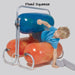 Kid going through the Fixed Squeeze Machine for autism