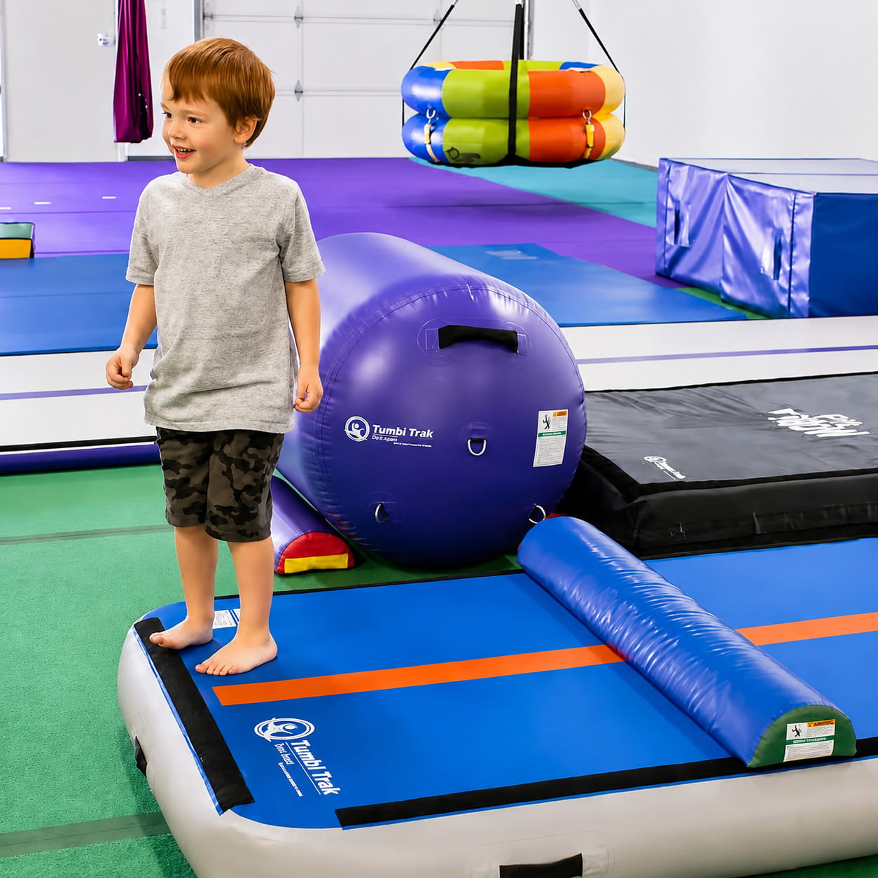 Kid on the Tumbl Trak Power Launch