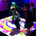 Kids playing on image from omiVista Ceiling Mounted Interactive Projector