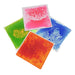 Large Square Liquid Sensory Floor Tiles stacked on top of each other