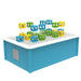 LiteZilla Aerocube Air-Powered Constructor Table in Light Blue