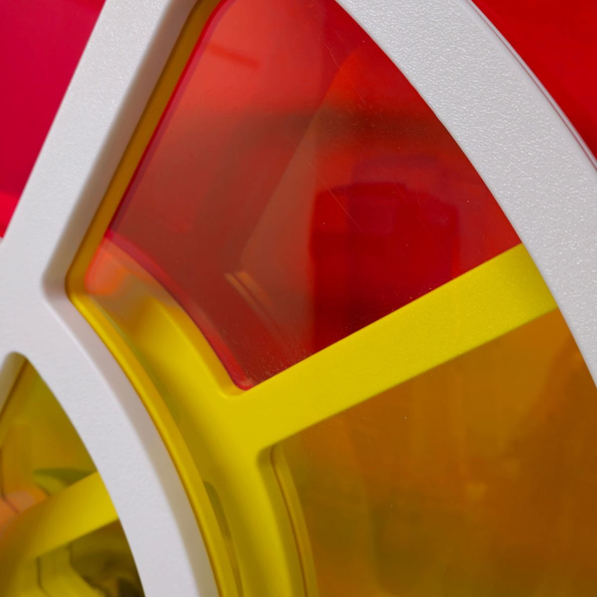 LiteZilla ChromaWheel closeup of the red and yellow colors